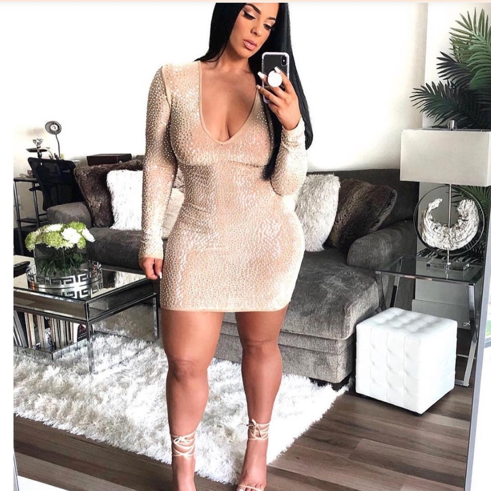 Fashion nova Isabela Rhinestone Dress